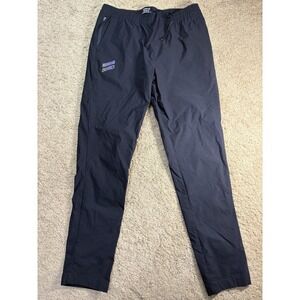 Hurley Performance Tapered Pants Women Medium Black Zippered Pockets